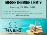 Buchmesse Leipzig 2019: Meine Termine